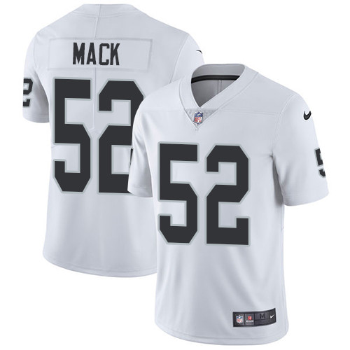 Oakland Raiders #52 MACK White NFL Legend Jersey