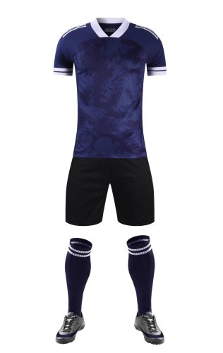 DLS-X921 DIY Custom Blank Uniforms Black Soccer Jersey Shorts