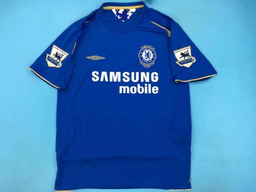 with EPL Patch Retro Jersey 2005-2006 Chelsea 8 LAMPARD 100 Years Centenay Home Soccer Jersey