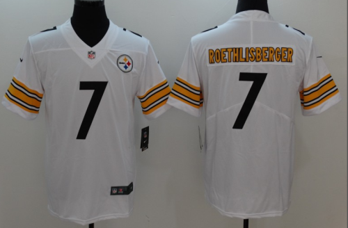 Pittsburgh Steelers ROETHLISBERGER 7 White NFL Jersey