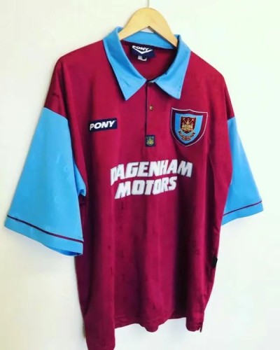 West Ham United Red 100th Soccer Jersey