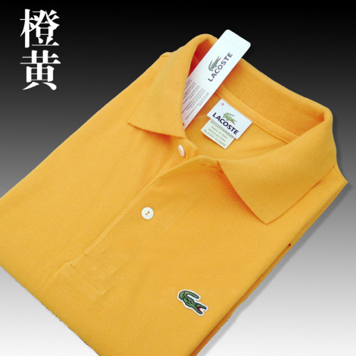 Yellow Classic La-coste Polo Same Style for Men and Women