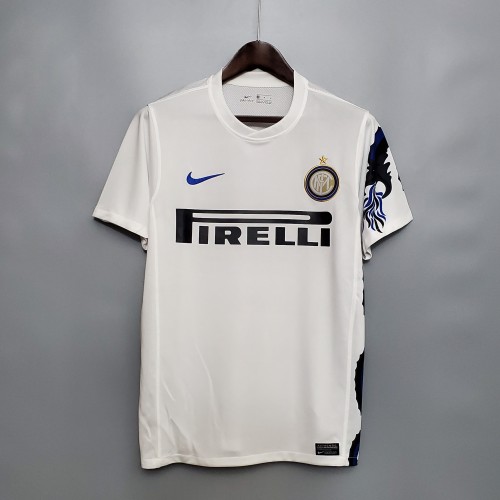 Retro Jersey 2010-2011 Inter Milan Away White Soccer Jersey