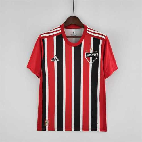 without Sponor Logo Fans Version 2022-2023 Sao Paulo Away Soccer Jersey