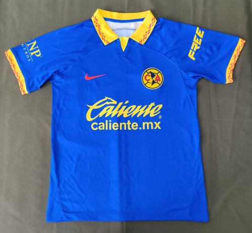 Fans Version 2023-2024 Club America Aguilas Blue Soccer Jersey