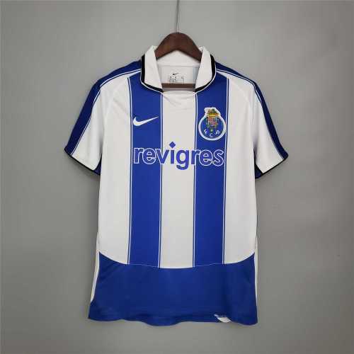 with UCL Patch Retro Jersey 2003-2004 Porto 2 JORGE COSTA Vintate Home Soccer Jersey
