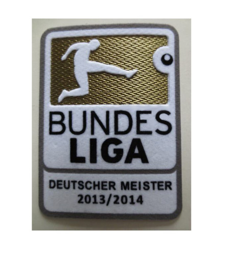 Gold Bundesliga 13/14 Deutscher Meister Patch for Bayern Munich