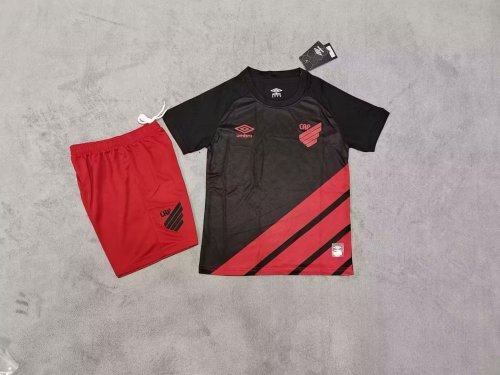 Youth Uniform 2023-2024 Paranaense 3rd Away Soccer Jersey Shorts Kids Kit