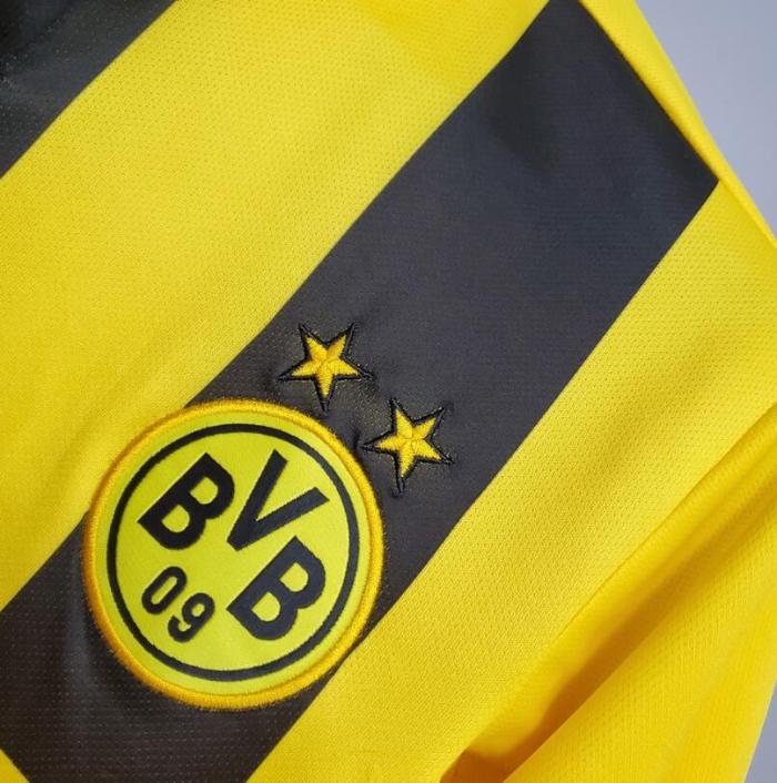 Retro Jersey 2012-2013 Borussia Dortmund Home Yellow Soccer Jersey
