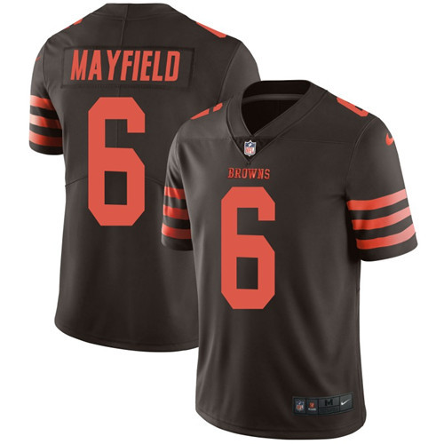 Cleveland Browns #6 MAYFIELD Brown NFL Legend Jersey