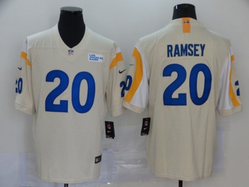 Los Angeles Rams 20 Jalen Ramsey Beige 2020 New Vapor Untouchable Limited Jersey