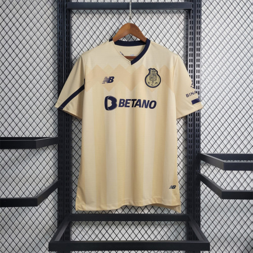 Fan Version 2023-2024 Porto Away Yellow Soccer Jersey S,M,L,XL,2XL,3XL,4XL
