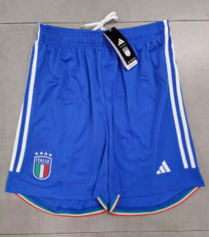 2023-2024 Italy Home Blue Soccer Shorts