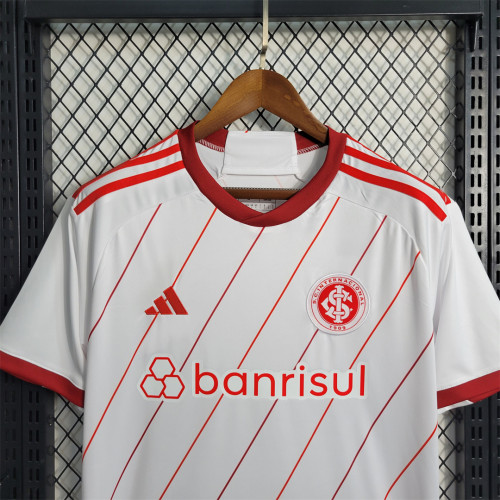 Camisetas de Futbol Fans Version 2023-2024 Sport Club Internacional Away White Soccer Jersey