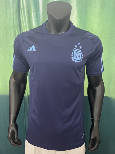 Player Version 2023-2024 Argentina Royal Blue Soccer Jersey
