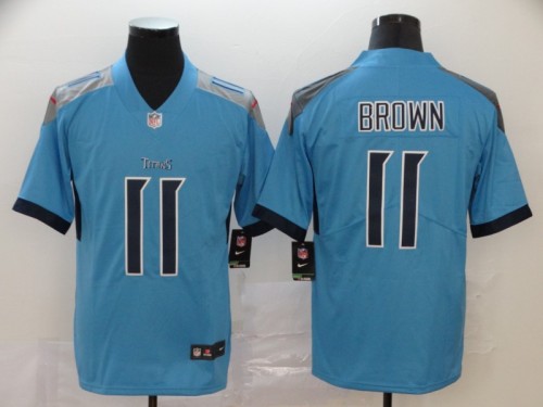 Tennessee Titans 11 A.J. Brown Blue New Vapor Untouchable Limited Jersey