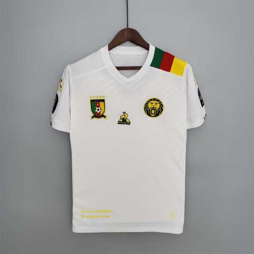 Fans Version 2022 Cameroon White Soccer Jersey