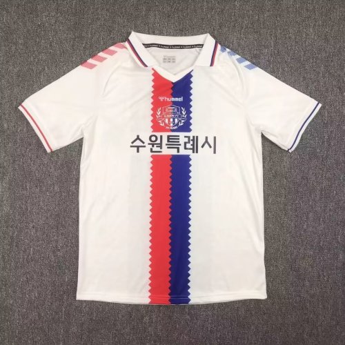 Fan Version 2023-2024 Suwon FC Away White Soccer Jersey
