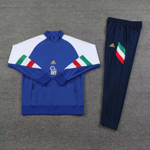 2023-2024 Italy Blue Soccer Training Sweater and Pants