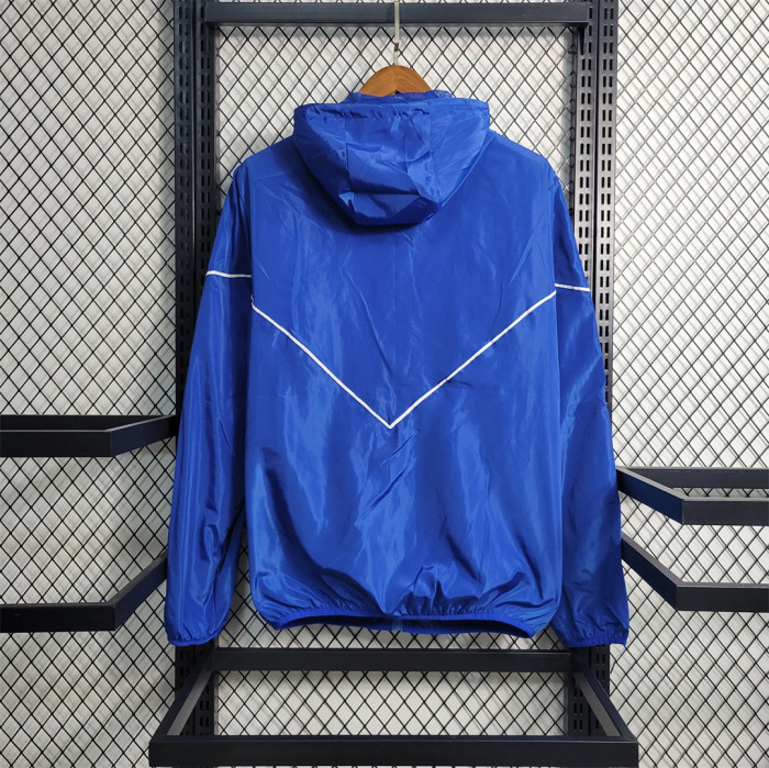 2023-2024 Yokohama F. Marinos Blue Soccer Windbreaker Jacket