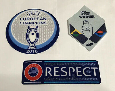 UEFA European Champions Patch Respect Patch Winner Front Patch for Portugal Jersey