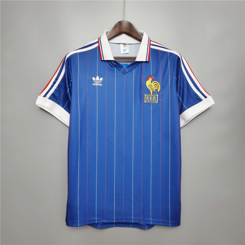 Retro Jersey 1982 France Home Soccer Jersey Vintage Football Shirt