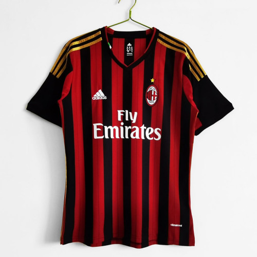 Retro Jersey 2013-2014 AC Milan Home Soccer Jersey