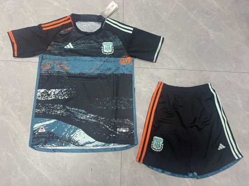 Adult Uniform 2023-2024 Argentina Away Soccer Jersey Shorts