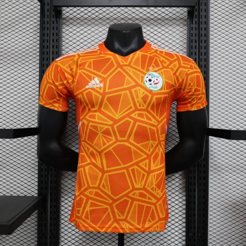 Player Version 2023 Algeria Orange Soccer Jersey