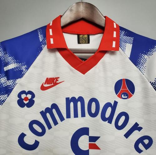 Retro Jersey 1993-1994 PSG Away Soccer Jersey Vintage Paris Football Shirt
