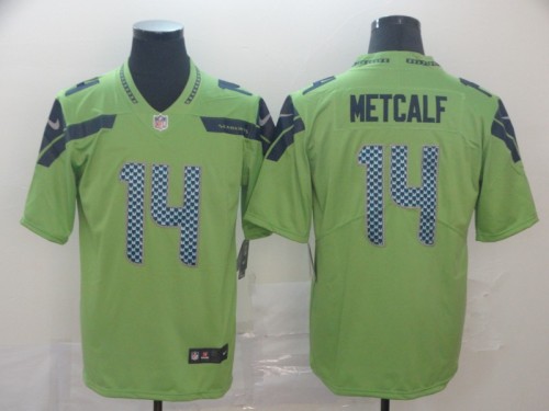 Seattle Seahawks 14 D.K. Metcalf Green Vapor Untouchable Limited Jersey