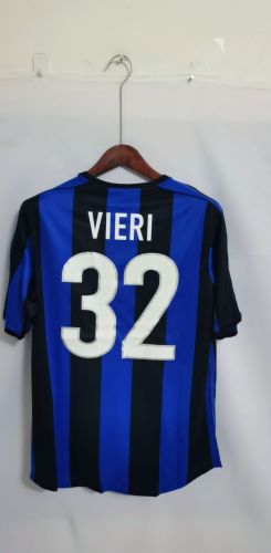 Retro Jersey 1999-2000 Inter Milan 32 VIERI Home Soccer Jersey