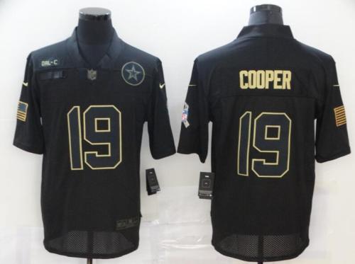 Cowboys 19 Amari Cooper Black 2020 Salute To Service Limited Jersey