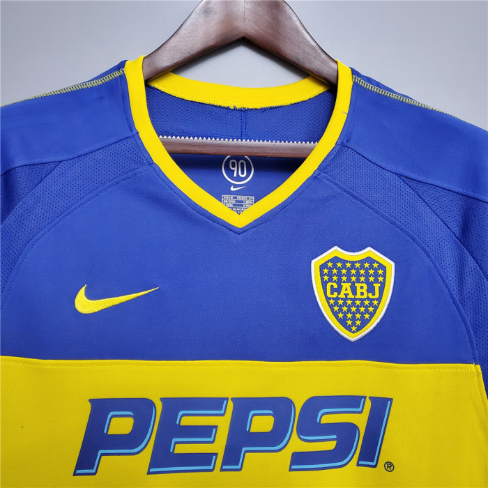 Retro Jersey 2003-2004 Boca Juniors Home Soccer Jersey