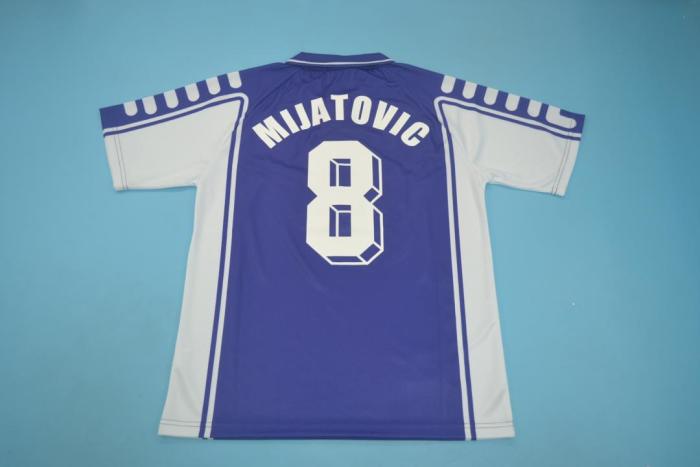 Retro Jersey 1999-2000 Fiorentina #8 MIJATOVIC Home Soccer Jersey