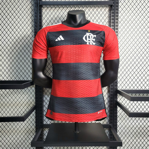 2023-2024 Player Version Flamengo Home Soccer Jersey