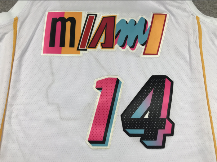 City Edition 2023 Miami Heat 14 HERRO White NBA Jersey Basketball Shirt