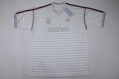Retro Jersey 1986 West Ham United Away White Soccer Jersey Vintage Football Shirt