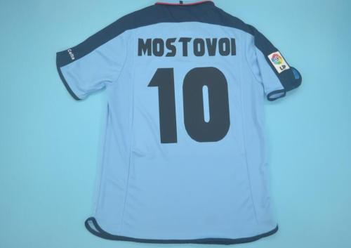 Retro Jersey 2003-2004 Celta de Vigo 10 MOSTOVOI Home Soccer Jersey