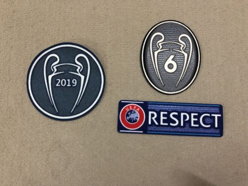 Champions League Patches Trophy 6 Respect for Liverpool Jersey