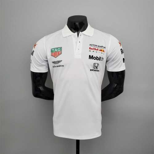 F1 Formula One; Red Bull Racing Suit; White Racing Jersey