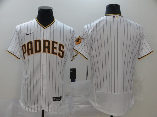 San Diego Padres Blank White 2020 Flexbase Jersey