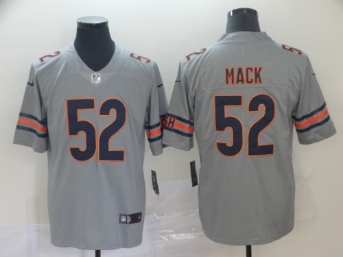 Chicago Bears 52 Khalil Mack Silver Inverted Legend Limited Jersey