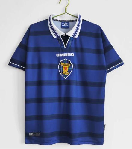 Retro Jersey Scotland 1998-2000 Home Blue Soccer Jersey