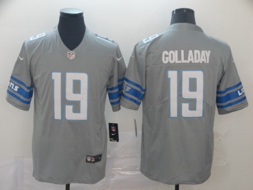 Detroit Lions 19 Kenny Golladay Grey Vapor Untouchable Limited Jersey