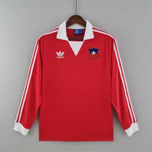 Retro Jersey Long Sleeve 1982 Chile Home Soccer Jersey