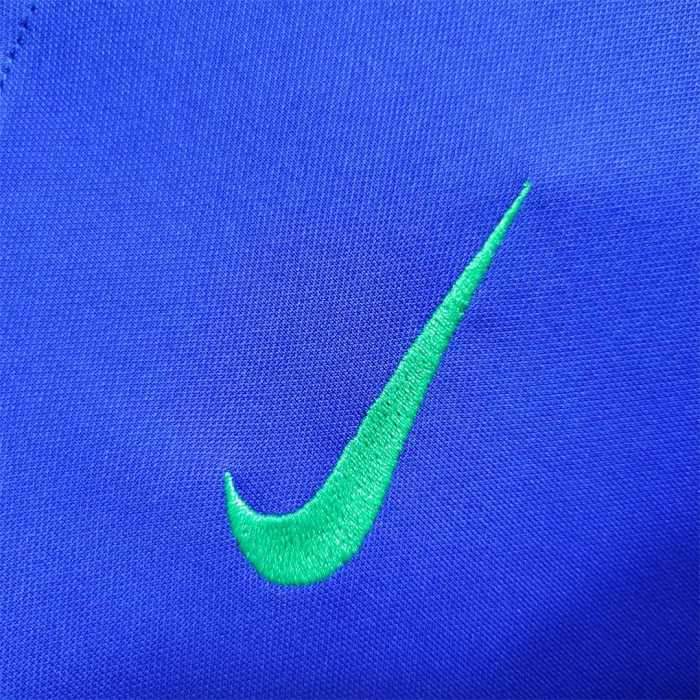 Youth Uniform 2022 World Cup Brazil Away Soccer Jersey Shorts