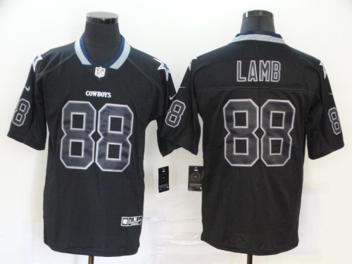 Dallas Cowboys 88 Ceedee Lamb Black Shadow Legend Limited Jersey