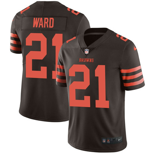 Cleveland Browns #21 WARD Brown NFL Legend Jersey