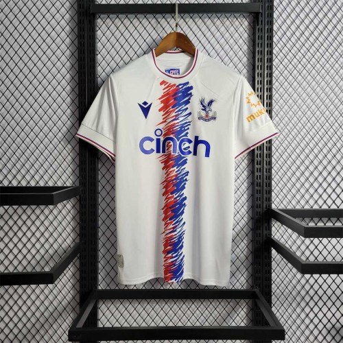 Fans Version 2022-2023 Crystal Palace Away White Soccer Jersey